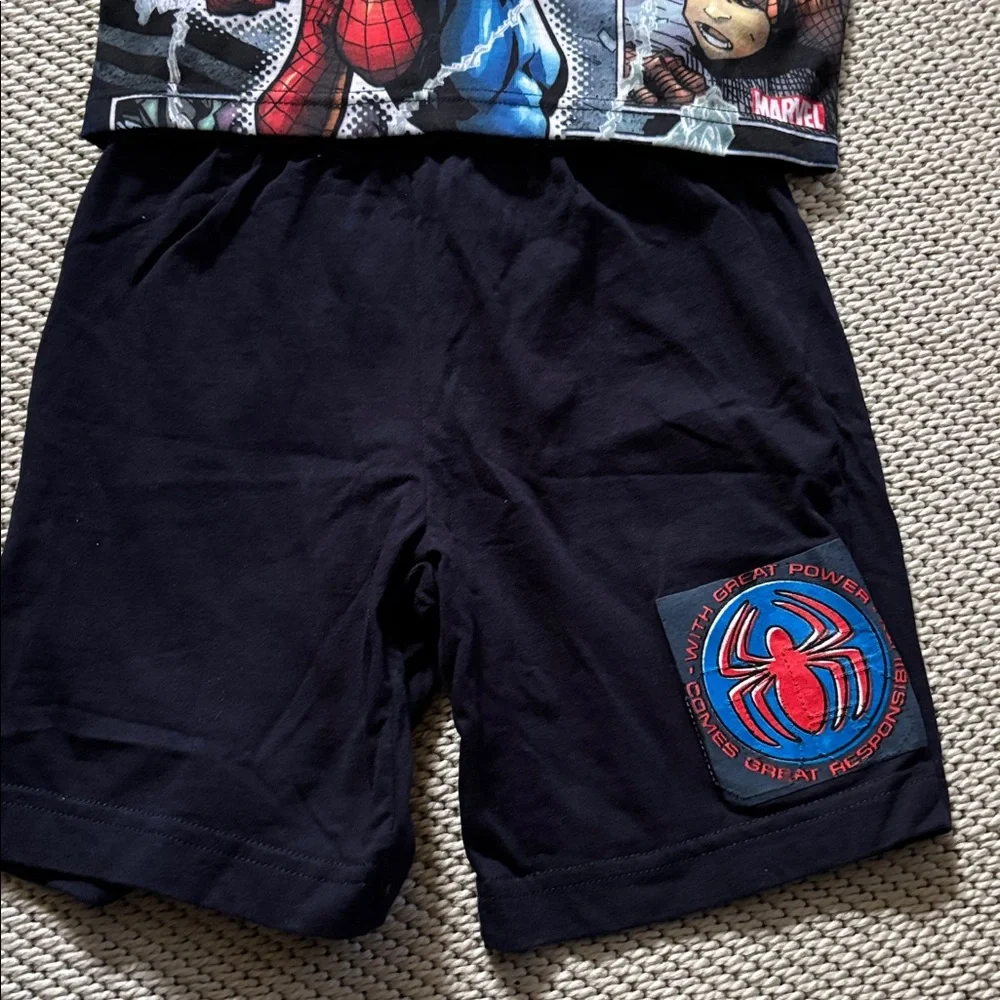 Shirt Spider-Man & shorts boys new size 4 cotton polyester Kids Headquarters